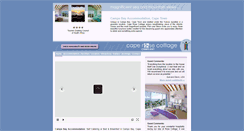 Desktop Screenshot of caperosecottage.co.za